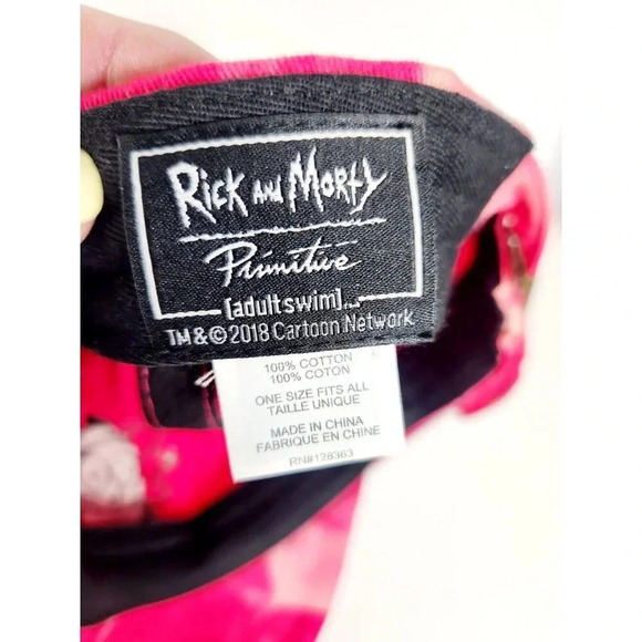 Primitive x Rick and Morty Rick Tie Dye Strapback Hat Adjustable Cap - Picture 8 of 9